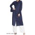 Long Kurti with bell sleeves- Blue Long Kurti with bell sleeves- Blue